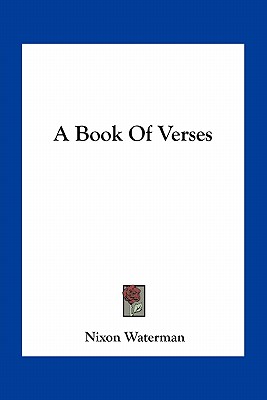 A Book Of Verses - Waterman, Nixon