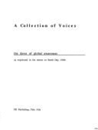 A Collection of Voices: The Dawn of Global Awareness as Expressed in the Letters to Earth Day 1990 - Wright, Peter, and Hayes, Denis (Designer)
