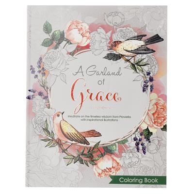 A Garland of Grace: An Inspirational Adult and Teen Coloring Book - Meditate on the Timeless Wisdom of Scripture from Proverbs with Inspirational Illustrations - 