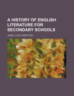 A History of English Literature for Secondary Schools