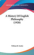 A History Of English Philosophy (1920)