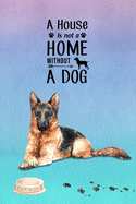 A House is Not a Home Without a Dog: Password Logbook in Disguise with Gorgeous Alsatian/German Shepherd Cover