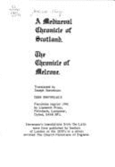 A Mediaeval Chronicle of Scotland: Chronicle of Melrose