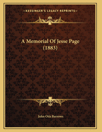 A Memorial of Jesse Page (1883)