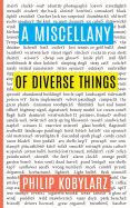 A Miscellany of Diverse Things