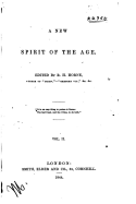 A New Spirit of the Age - Vol. II
