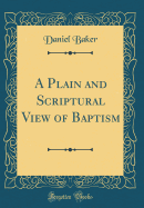 A Plain and Scriptural View of Baptism (Classic Reprint)