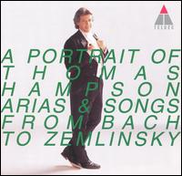 A Portrait of Thomas Hampson: Arias & Songs from Bach to Zemlinsky - Armen Guzelimian (piano); David Lutz (piano); Geoffrey Parsons (piano); Jerry Hadley (tenor)