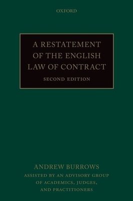 A Restatement of the English Law of Contract - Burrows, Andrew