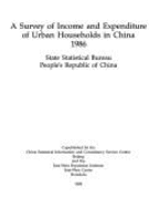 A Survey of Income and Expenditure of Urban Households in China, 1986