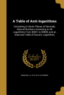 A Table of Anti-Logarithms