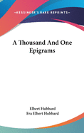 A Thousand And One Epigrams