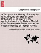 A Topographical History of Surrey: By E. W. Brayley, Assisted by John Britton and E. W. Brayley. the Geological Section by Gideon Mantell. (the Illustrative Department Under the Superintendence of Thomas Allom.)