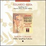 Aaron Copland: Symphony No. 3; Danzn cubano; El Saln Mxico - Dallas Symphony Orchestra; Eduardo Mata (conductor)