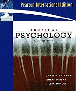 Abnormal Psychology: International Edition