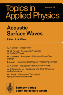 Acoustic surface waves