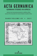 Acta Germanica: German Studies in Africa