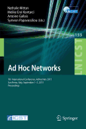 Ad Hoc Networks: 7th International Conference, Adhochets 2015, San Remo, Italy, September 1-2, 2015. Proceedings