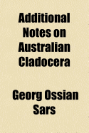 Additional Notes on Australian Cladocera - Sars, Georg Ossian