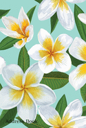 Address Book: For Contacts, Addresses, Phone, Email, Note, Emergency Contacts, Alphabetical Index With Plumeria Flowers Background