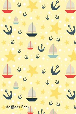 Address Book: For Contacts, Addresses, Phone Numbers, Email, Note, Alphabetical Index with Cute Pattern with Boat and Anchor - Shamrock Logbook