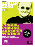 Adrian Legg - Fingerpicking and Open Tunings Instructional Book with Online Video Lessons
