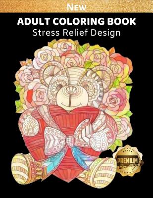 Adult Coloring Book: Bear Coloring Picture for Relaxation and Stress Relief, Bear Lover, 8.5 x 11 inch - White, Racheal, and Glover, James D