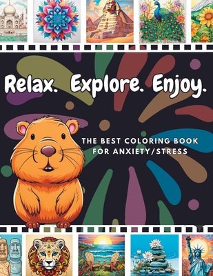 Adult Coloring Book: Stress and Anxiety Relief - Hall, Thomas