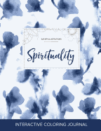 Adult Coloring Journal: Spirituality (Safari Illustrations, Blue Orchid)