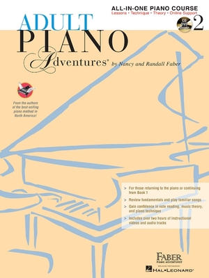 Adult Piano Adventures All-In-One Lesson Book 2 (Book/Online Audio) - Faber, Nancy (Composer), and Faber, Randall (Composer)