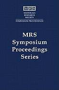 Advanced III-V Compound Semiconductor Growth, Processing and Devices: Volume 240