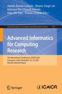 Advanced Informatics for Computing Research: 5th International Conference, ICAICR 2021, Gurugram, India, December 18-19, 2021, Revised Selected Papers