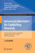 Advanced Informatics for Computing Research: First International Conference, Icaicr 2017, Jalandhar, India, March 17-18, 2017, Revised Selected Papers