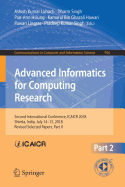 Advanced Informatics for Computing Research: Second International Conference, Icaicr 2018, Shimla, India, July 14-15, 2018, Revised Selected Papers, Part II