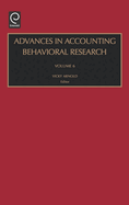 Advances in Accounting Behavioral Research