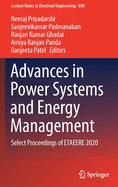Advances in Power Systems and Energy Management: Select Proceedings of Etaeere 2020