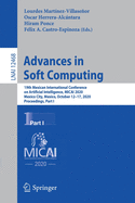 Advances in Soft Computing: 19th Mexican International Conference on Artificial Intelligence, MICAI 2020, Mexico City, Mexico, October 12-17, 2020, Proceedings, Part I