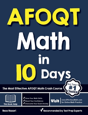 AFOQT Math in 10 Days: The Most Effective AFOQT Math Crash Course - Nazari, Reza