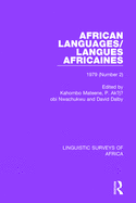 African Languages/Langues Africaines: Volume 5 (2) 1979