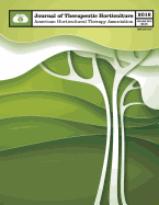 AHTA Journal of Therapeutic Horticulture Volume XXVI Issue I