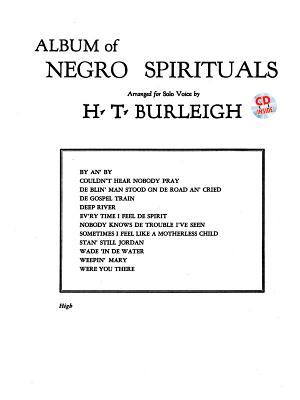 Album of Negro Spirituals: High Voice, Book & CD - Burleigh, Harry Thacker