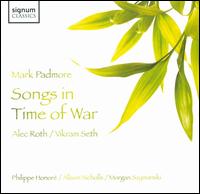 Alec Roth: Songs in Time of War - Alison Nicholls (harp); Mark Padmore (tenor); Morgan Szymanski (guitar); Philippe Honore (violin)