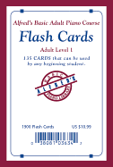 Alfred's Basic Adult Piano Course Flash Cards: Level 1, Flash Cards