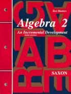 Algebra 2: An Incremental Development