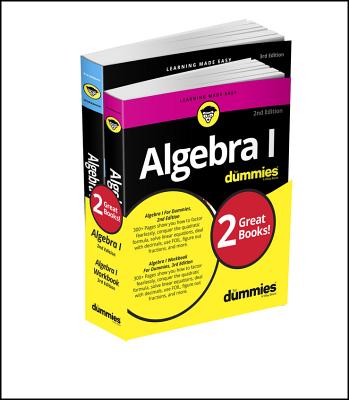 Algebra I for Dummies Book + Workbook Bundle - Sterling, Mary Jane