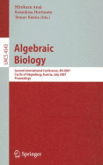 Algebraic Biology: Second International Conference, AB 2007