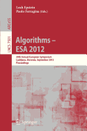 Algorithms -- ESA 2012: 20th Annual European Symposium, Ljubljana, Slovenia, September 10-12, 2012. Proceedings