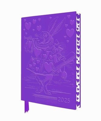 Alice in Wonderland 2025 Artisan Art Vegan Leather Diary Planner - Page to View with Notes - Flame Tree Studio (Creator)