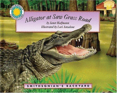 Alligator at Saw Grass Road - Halfmann, Janet, and Janet Halfmann
