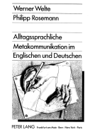 Alltagssprachliche Metakommunikation Im Englischen Und Deutschen